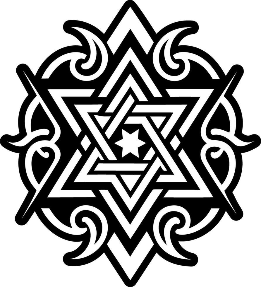 A solid icon showing siddur prayer vector