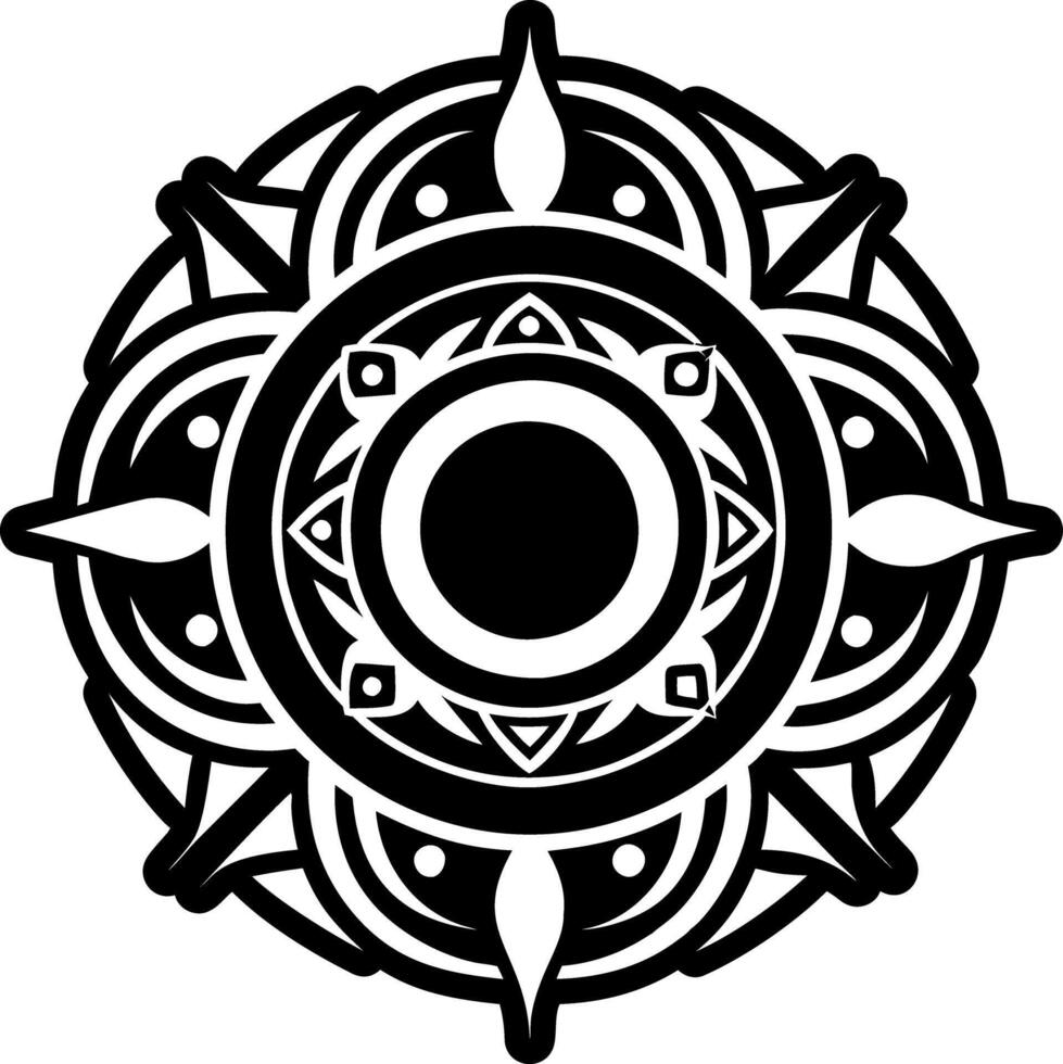 A filled style icon of lunar eclipse symbol vector