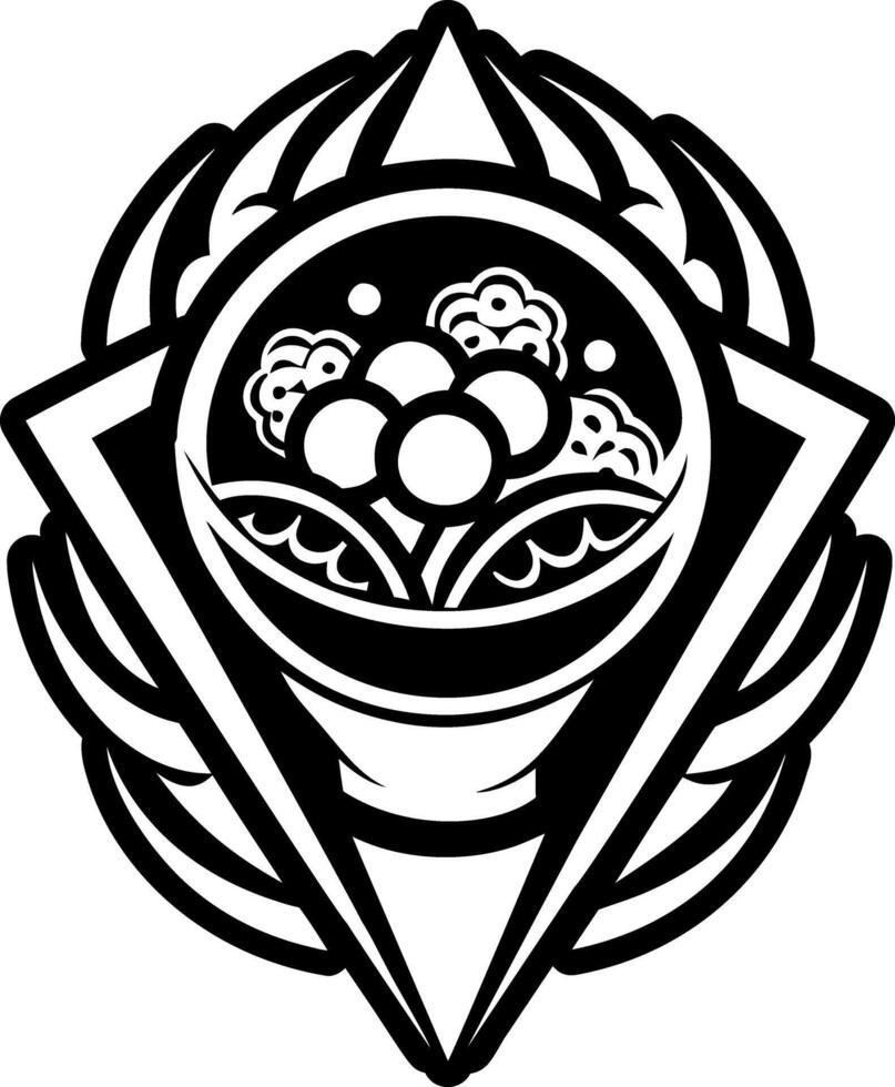 A glyph style icon showing hebrew symbol vector