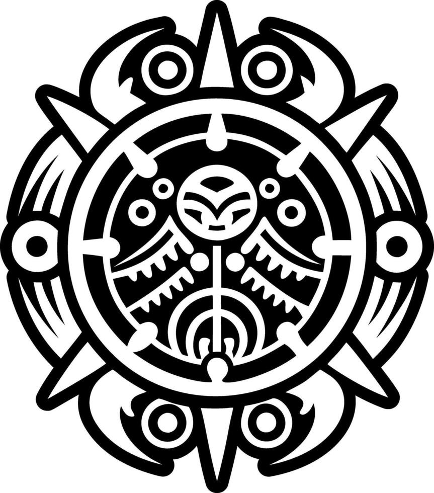 A glyph style icon of hieroglyph art symbol vector