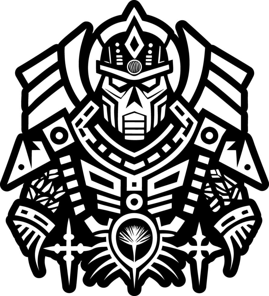 A solid style icon of soldier symbol vector