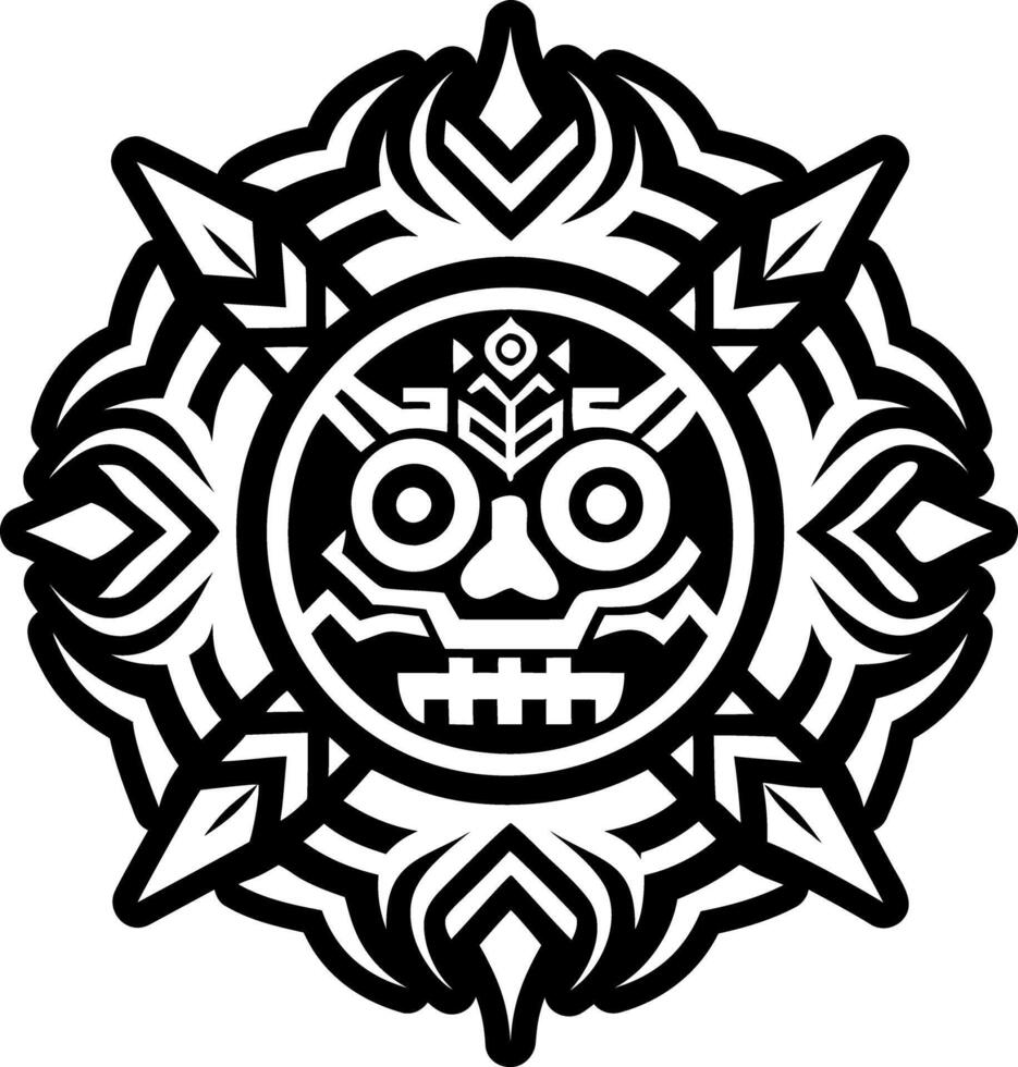 A filled style icon of ancestor symbol vector