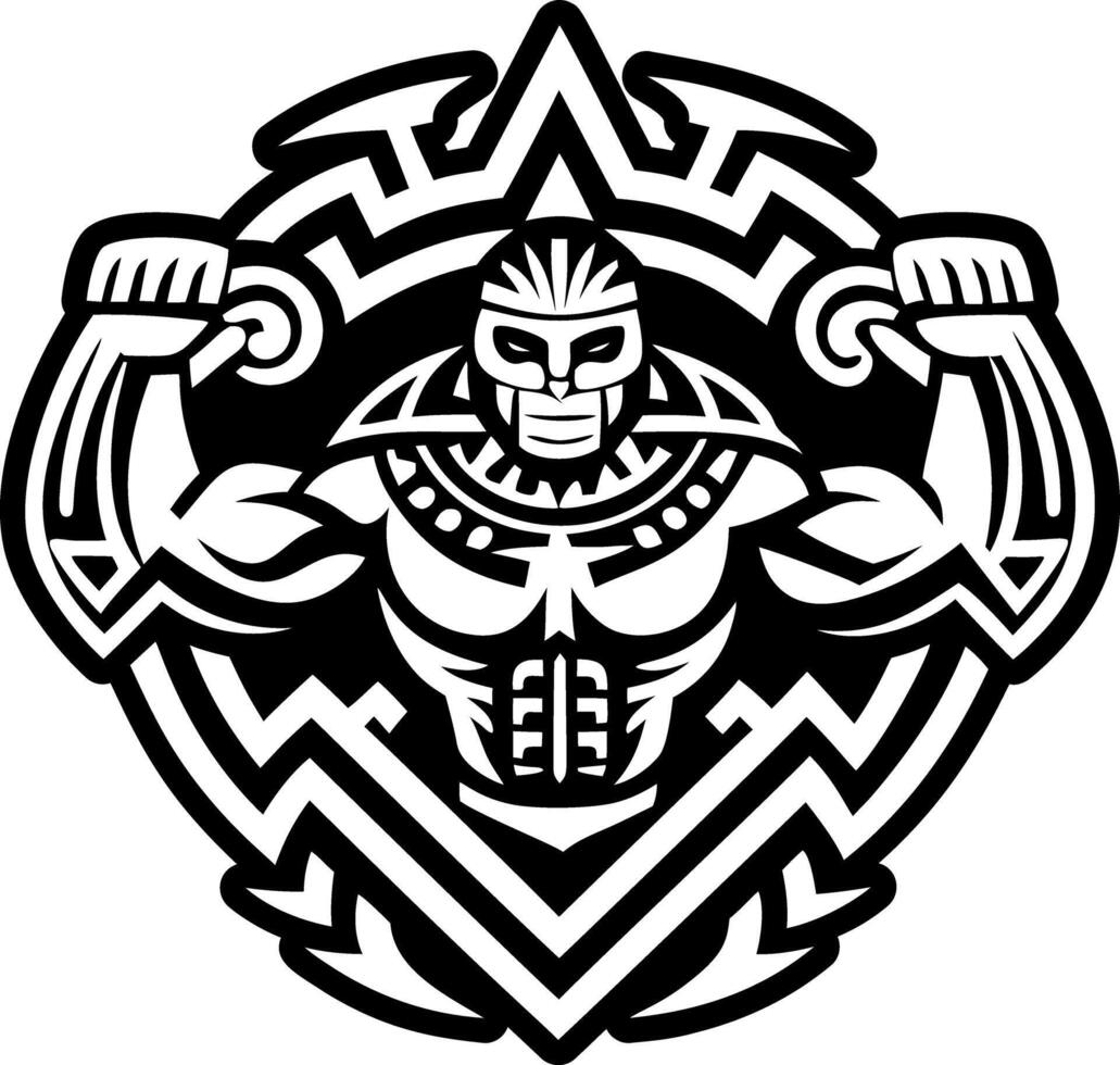 An image of a man with a tattoo on his arm vector