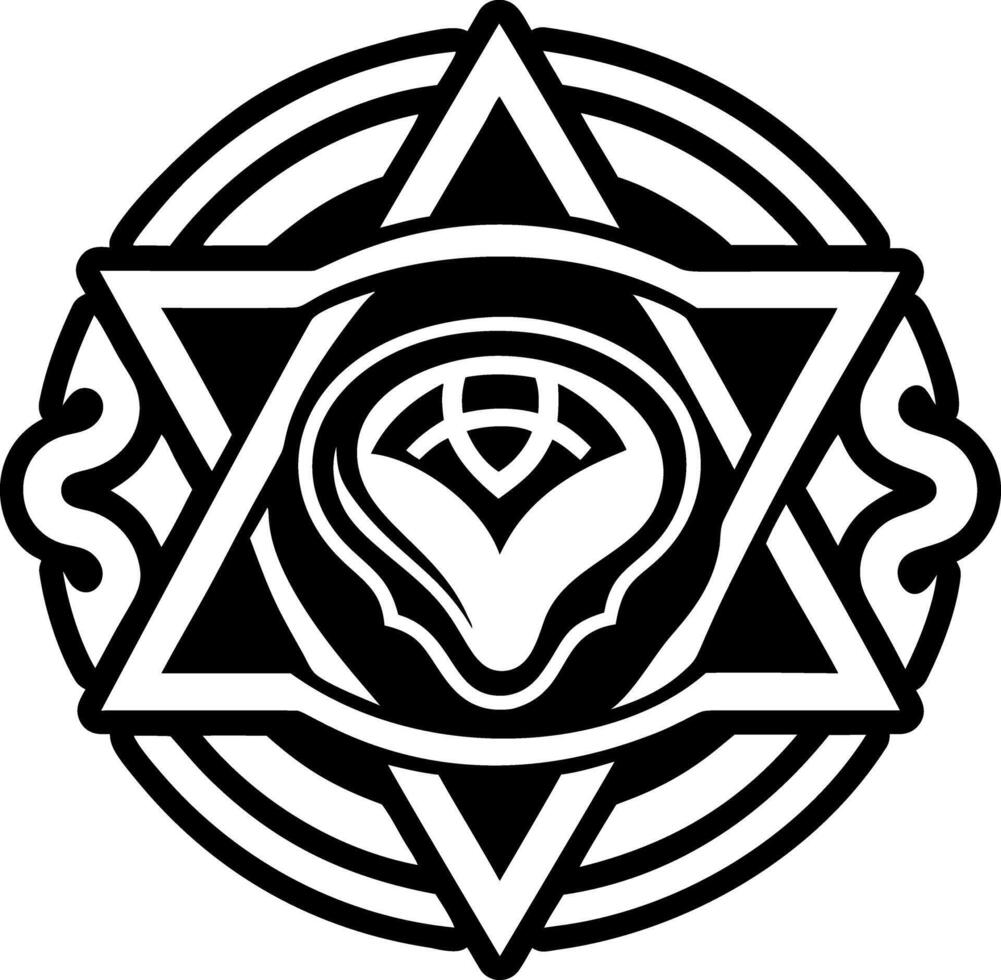 A glyph style icon depicting kosher meat preparation vector