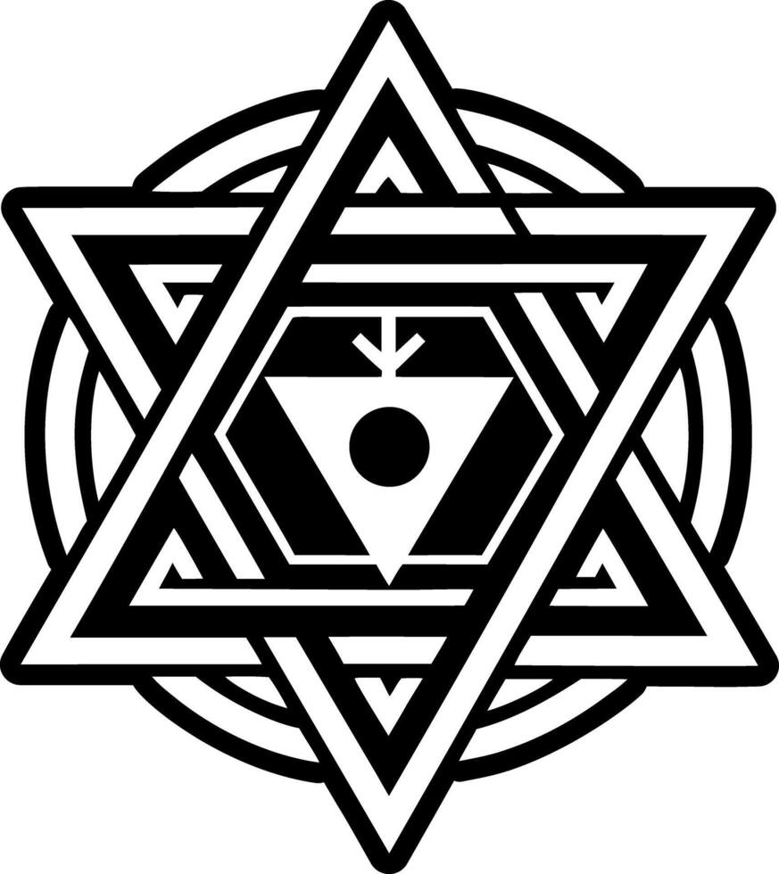 An icon depicting holocaust remembrance in glyph style vector