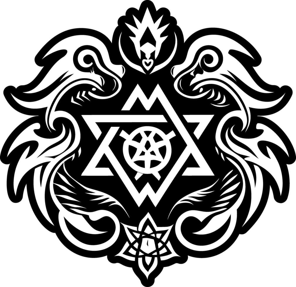 Solid icon showing living creatures in glyph style vector