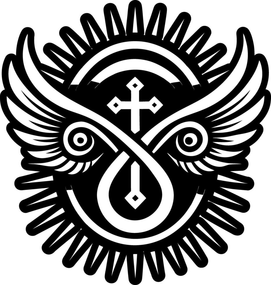 The symbol for the church of satan vector