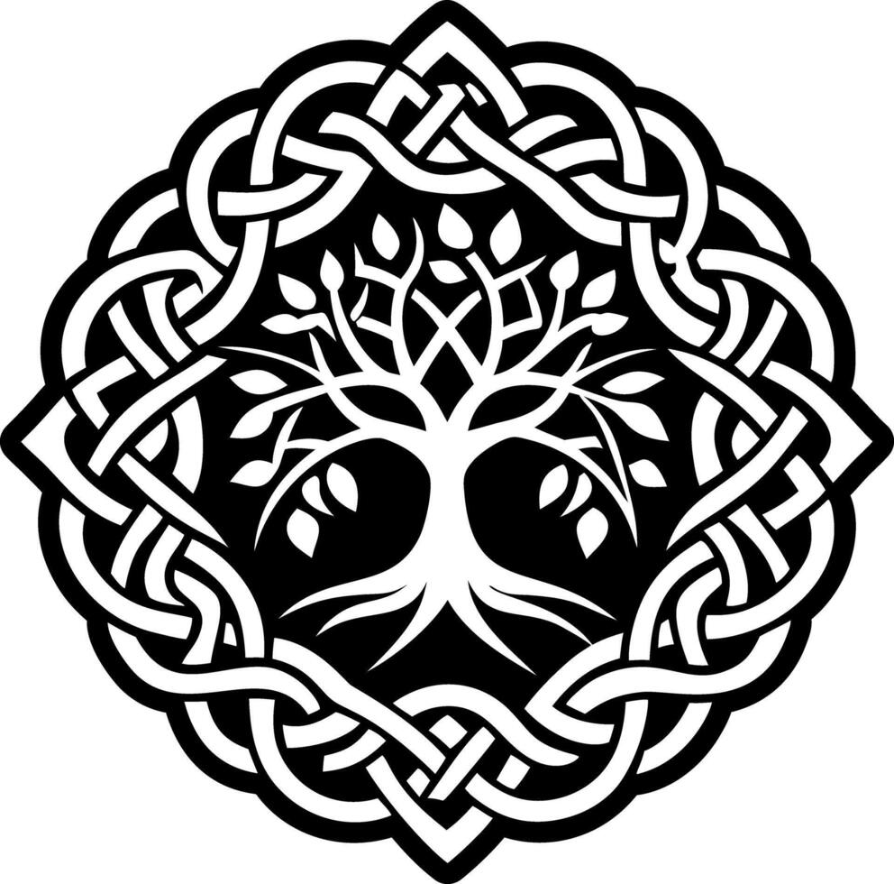 A glyph style icon showing genealogy family tree vector