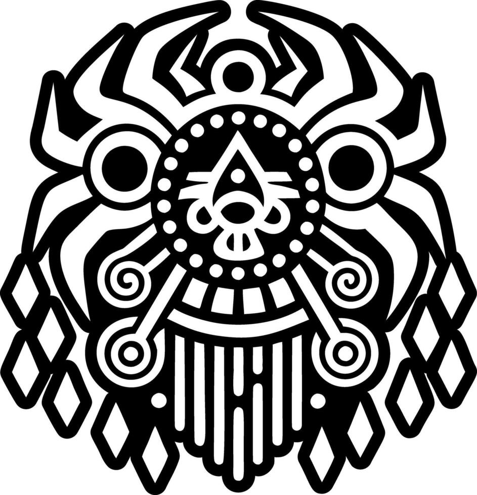A filled style icon of rainfall tattoo vector