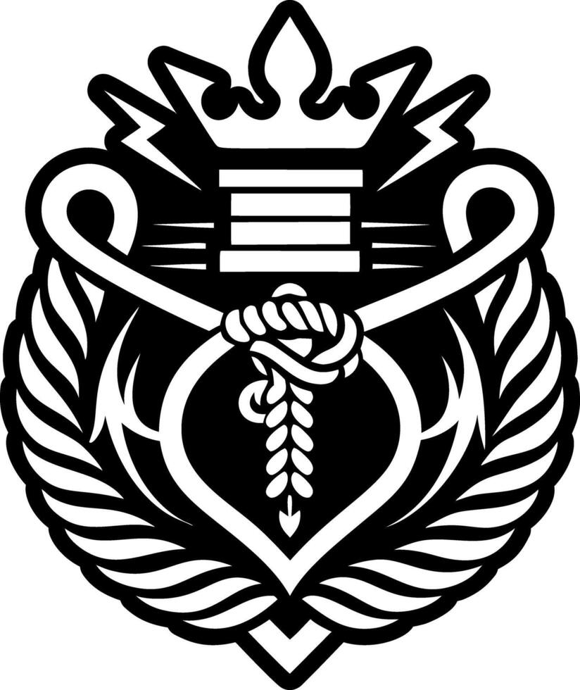 A glyph style icon depicting david crown vector