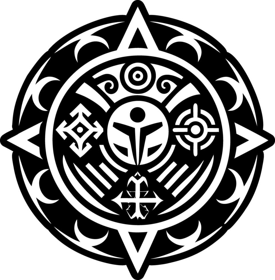 A solid style icon of astronomical symbol vector