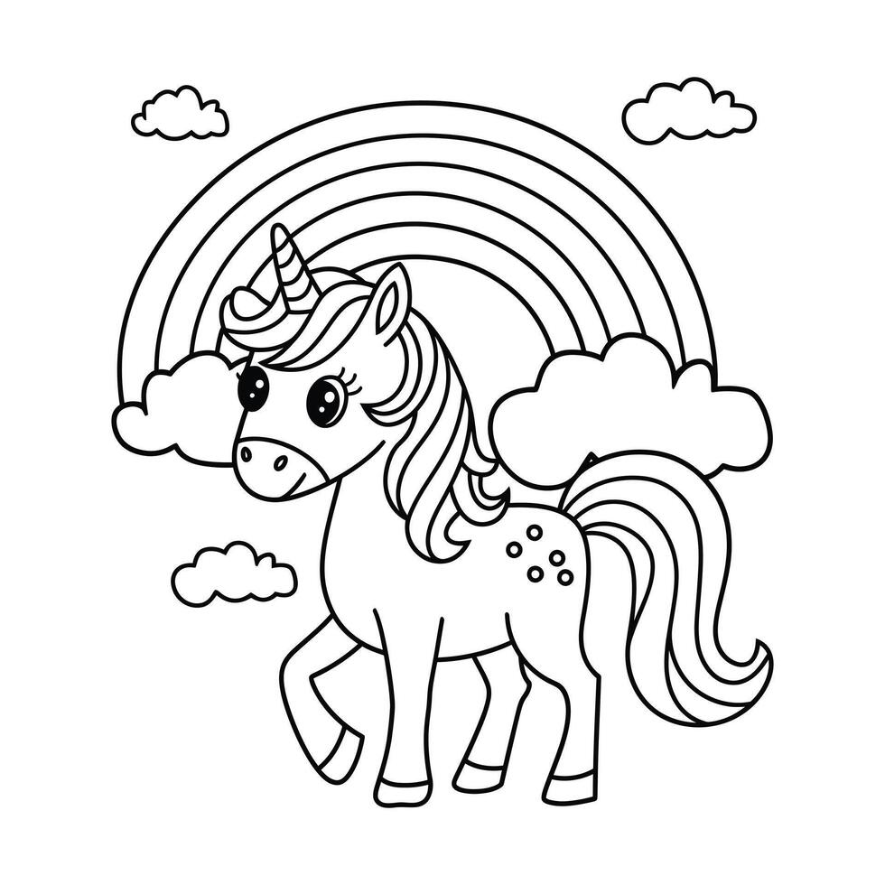 A Whimsical Walk Through the Clouds vector