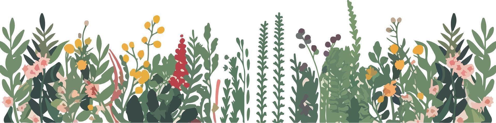 creative garden arrangement in earthy hues vector