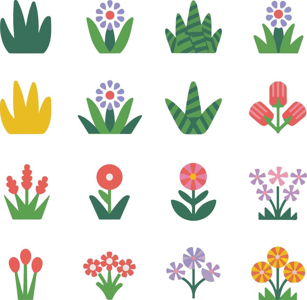 stylish flower bloom sketch with natural charm vector