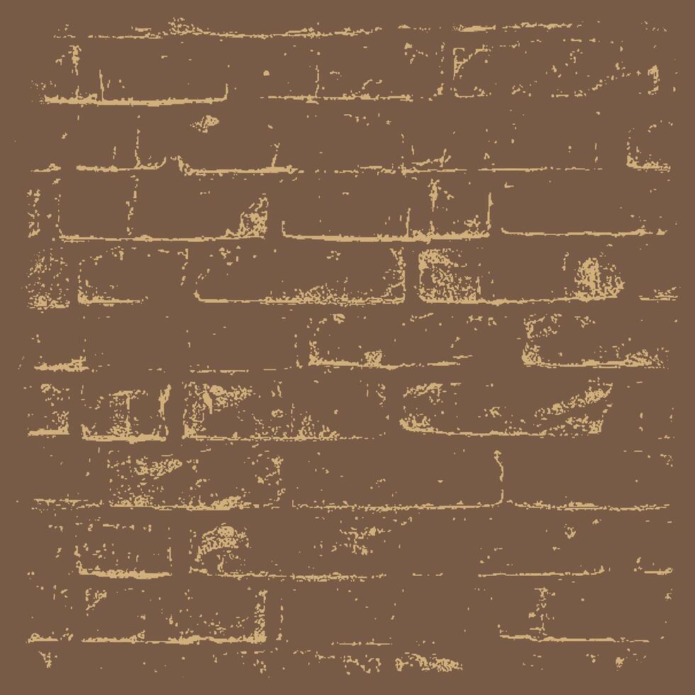 Faded monochrome brick wall backdrop vector
