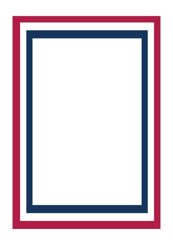 Design template frame with usa flag vector