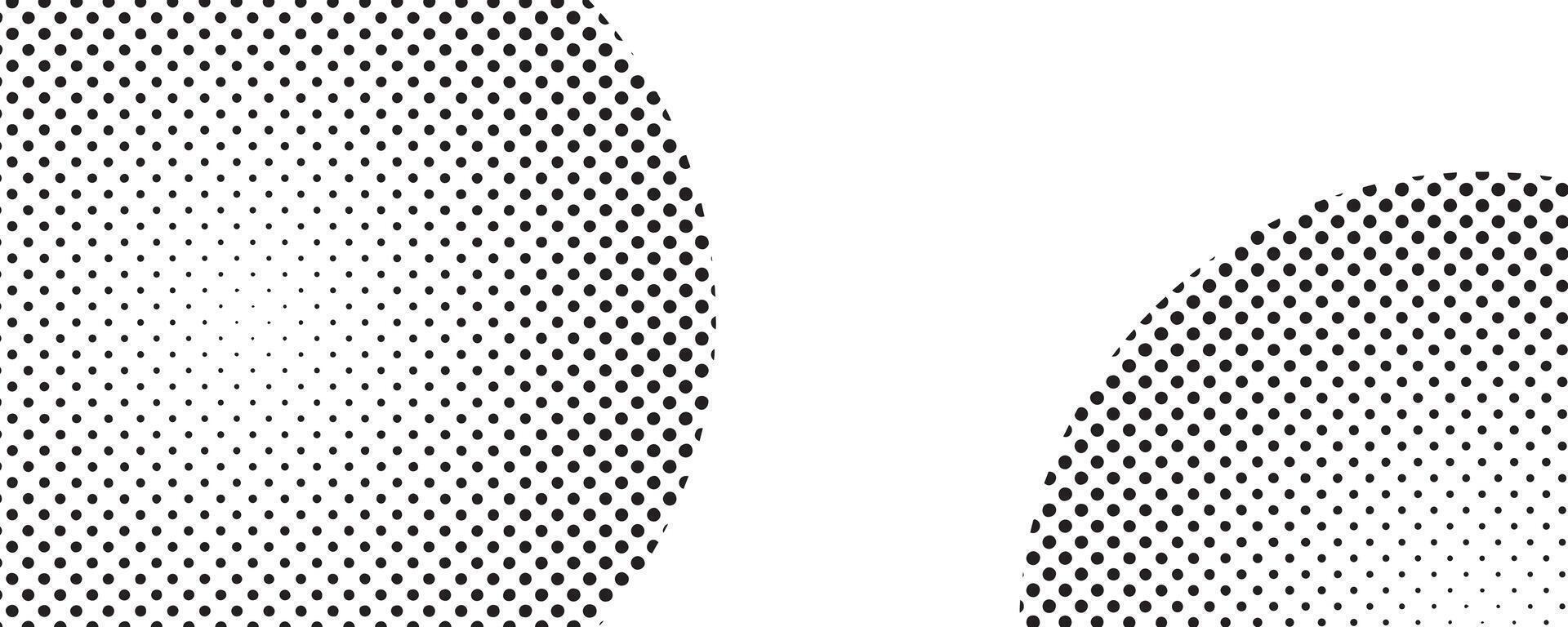 Halftone pattern features a gradient effect, with varying density of dots. vector