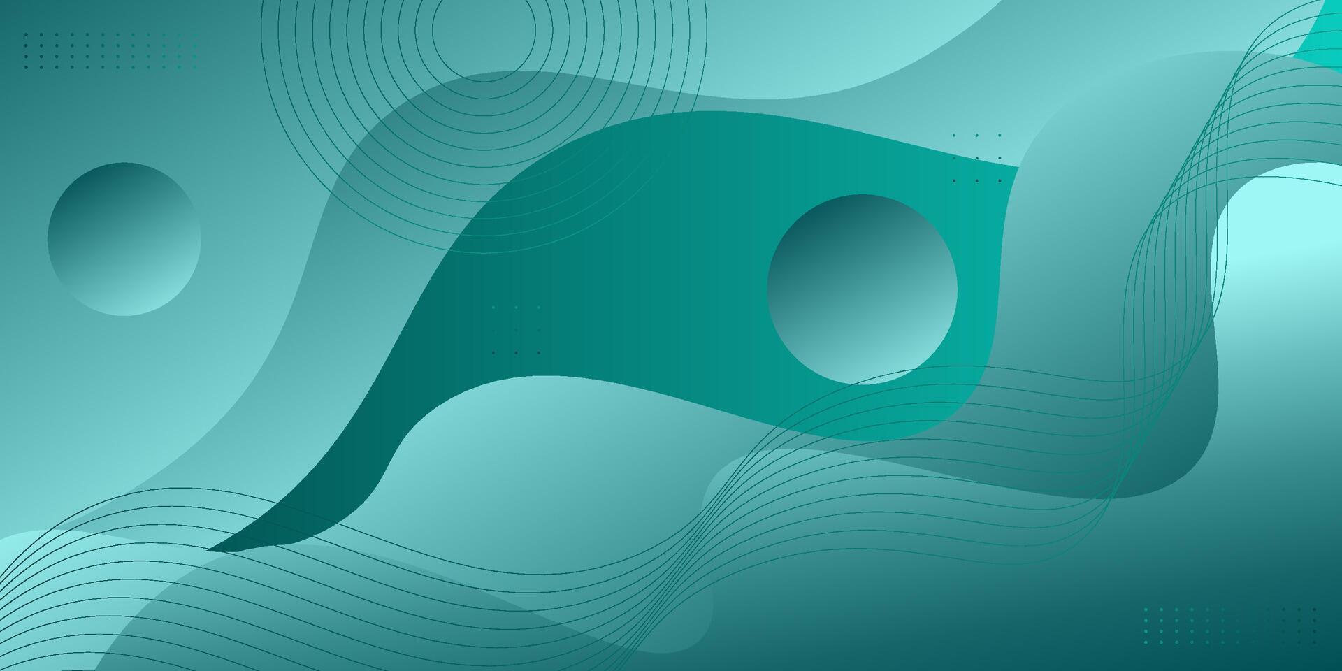Soft green abstract wavy background with simple pattern. Soft green gradient color and lines in the background. eps10 vector