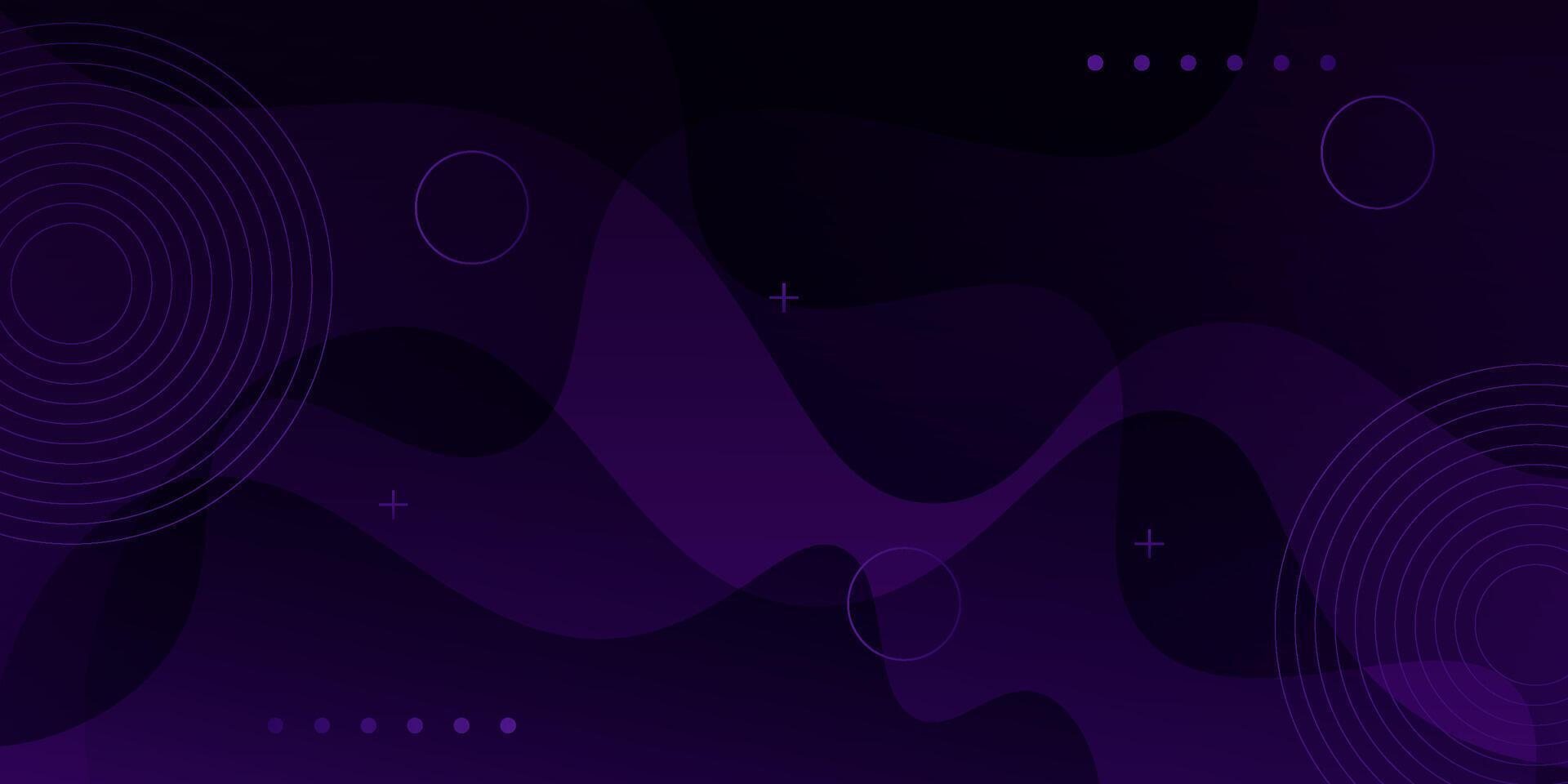 Abstract dark purple wave shadow fluid 3D pattern background. Trendy geometric shape design. Eps10 vector