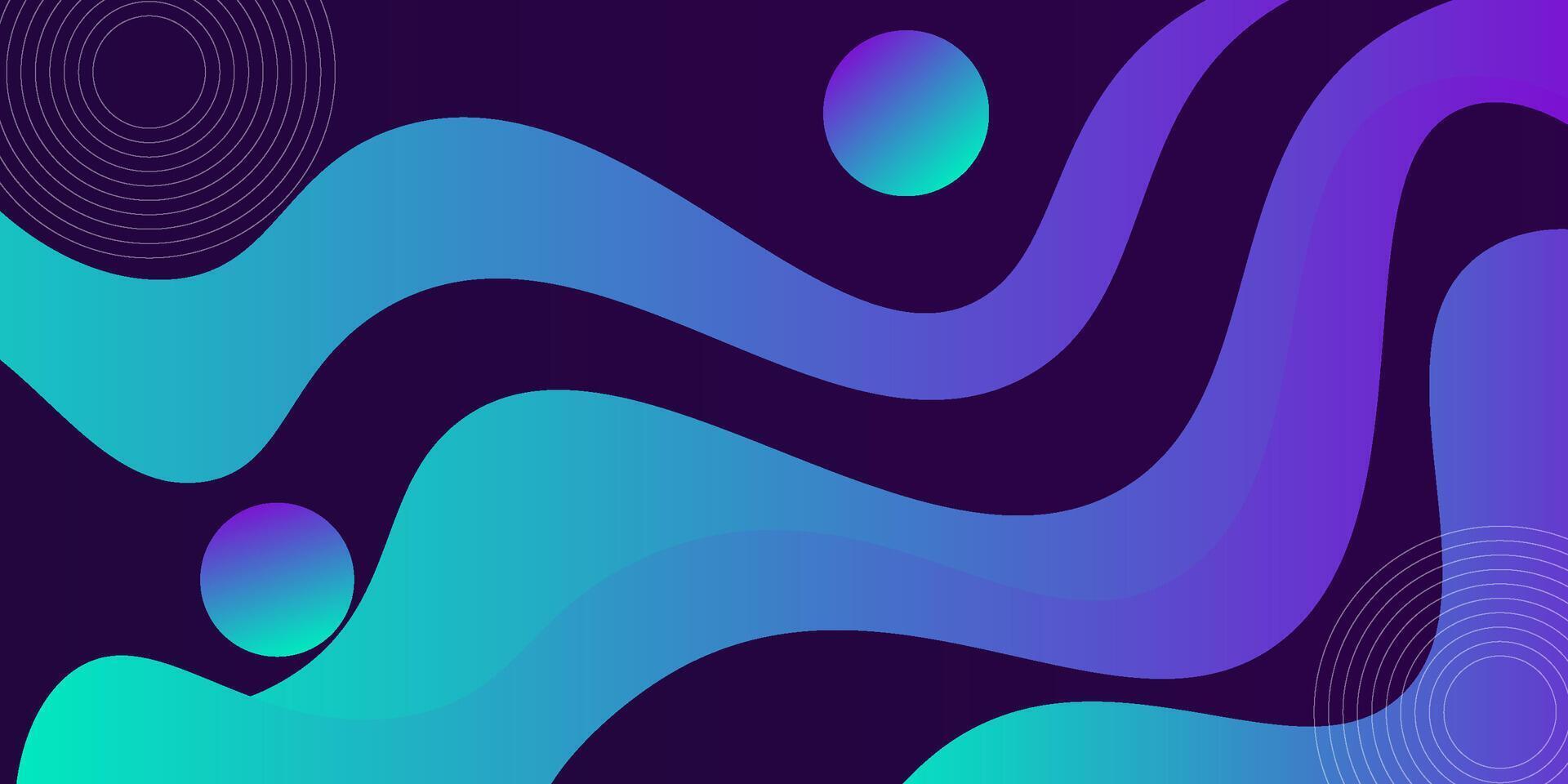 purple background with colorful gradient wave pattern. simple and cool design. eps10 vector