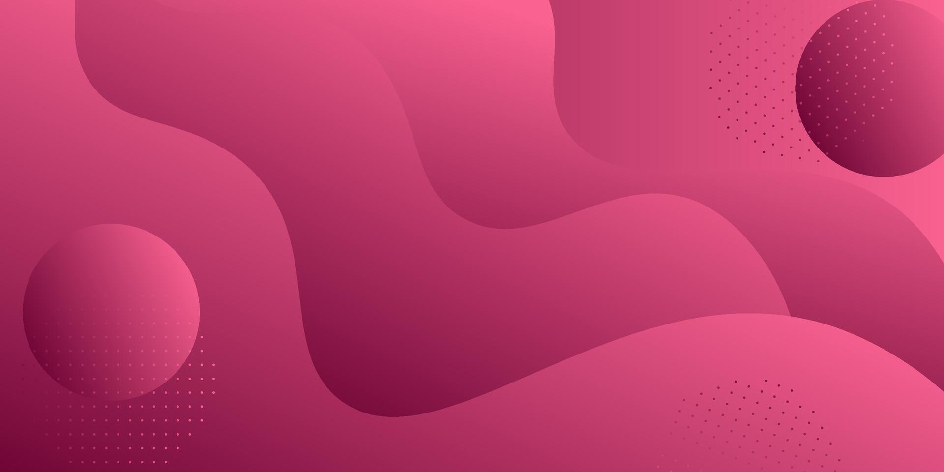 Premium pink wavy background with soft gradient color in the background. eps10 vector