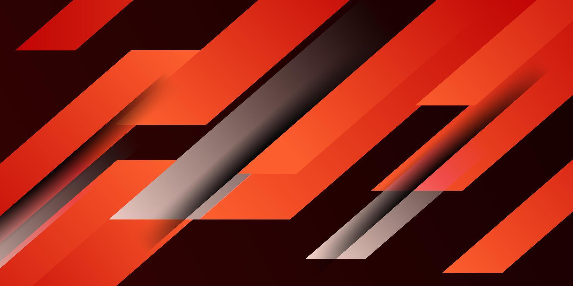 Abstract orange overlapping background. Trendy overlapping square triangle pattern. Eps10 vector