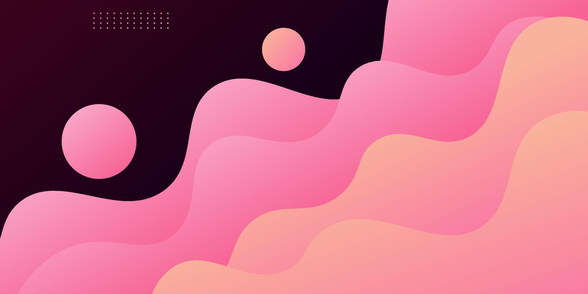Abstract pink minimal wave pattern background. Simple and elegant red background design. Eps10 vector