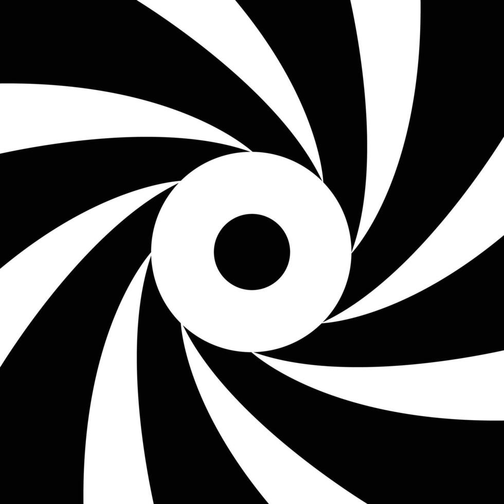 Abstract horizontal background inside a gun barrel, rifled channels. James rifled gun barrel grooves. vector