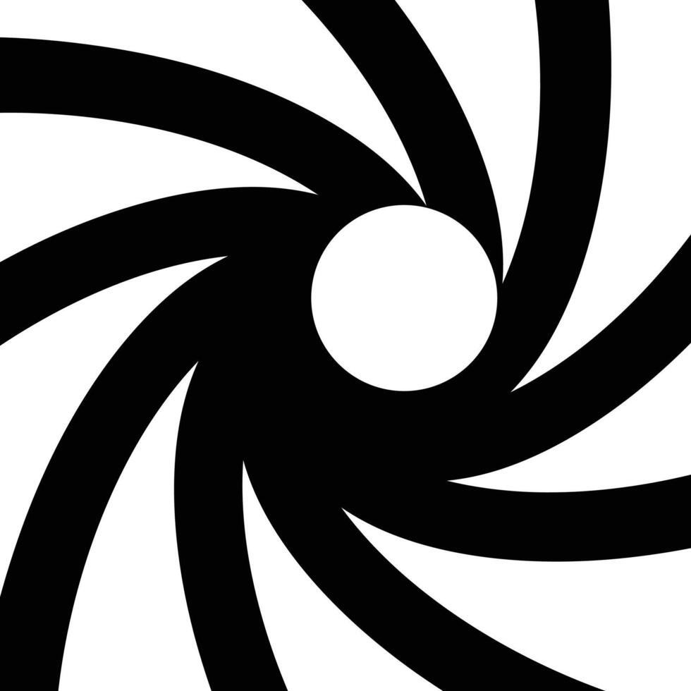 Abstract horizontal background inside gun barrel, rifled channels. James rifled gun barrel grooves. vector