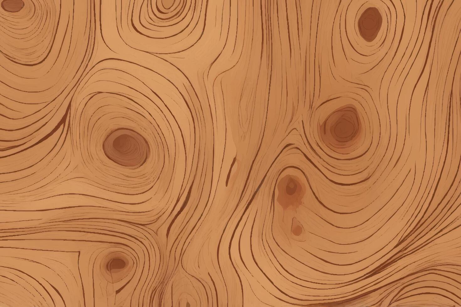 Wooden texture with natural pattern, illustration. Textured wood. vector