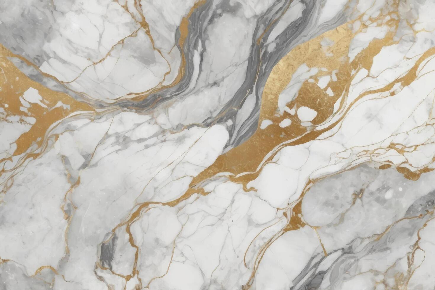 Marble patterned texture background. Granite stone with gold mixture illustration. vector