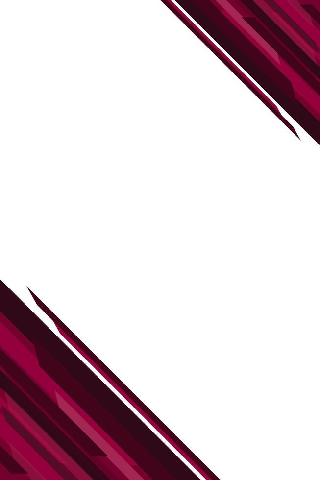 Abstract red corner images. Frame border clipart. vector