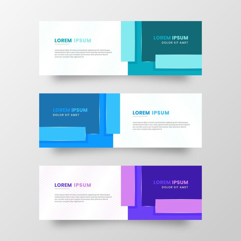 Abstract Banner Design Suitable for banner sale, presentation, promotion, flyer, poster and brochure vector