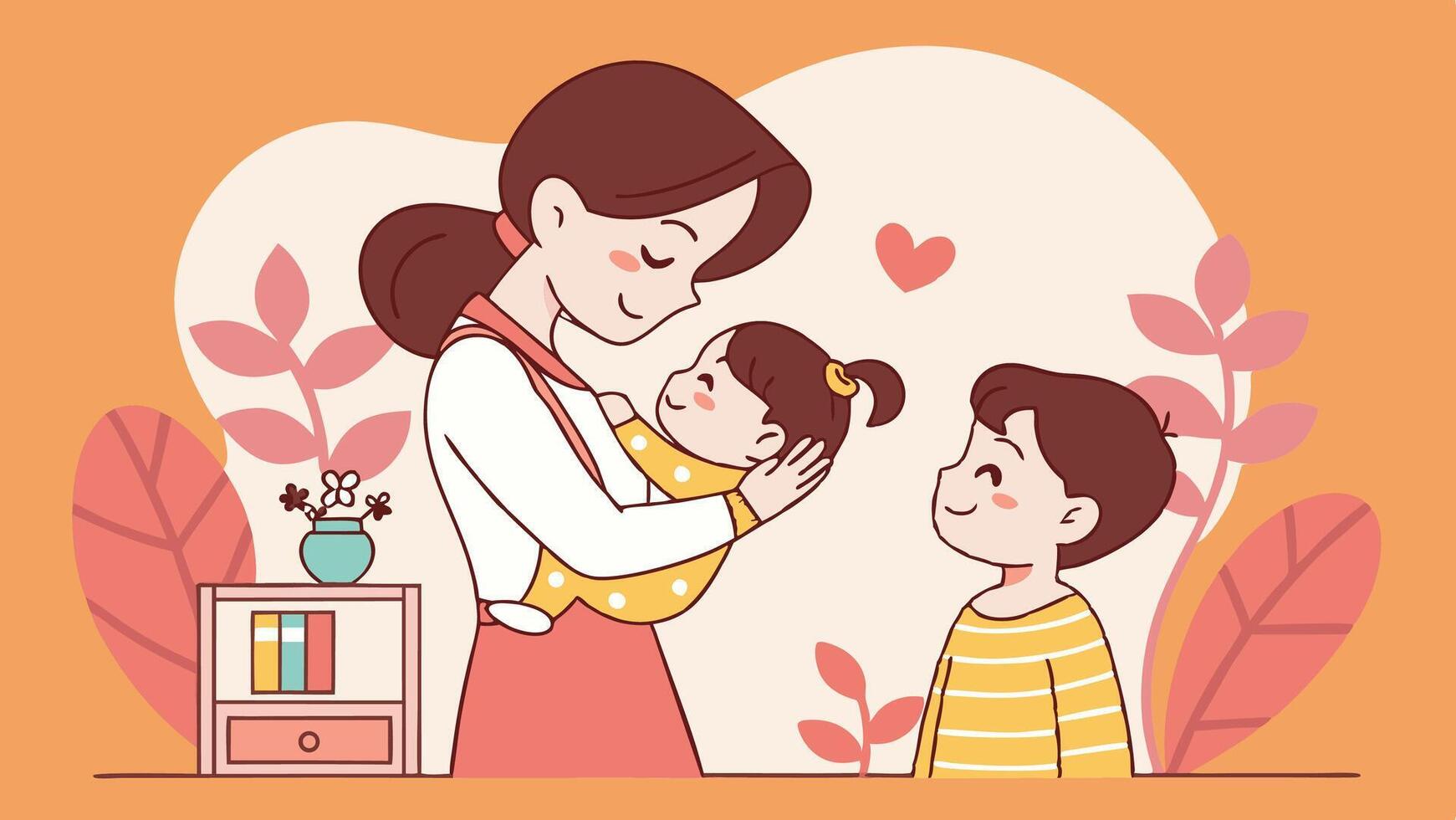 Happy mother day. vector