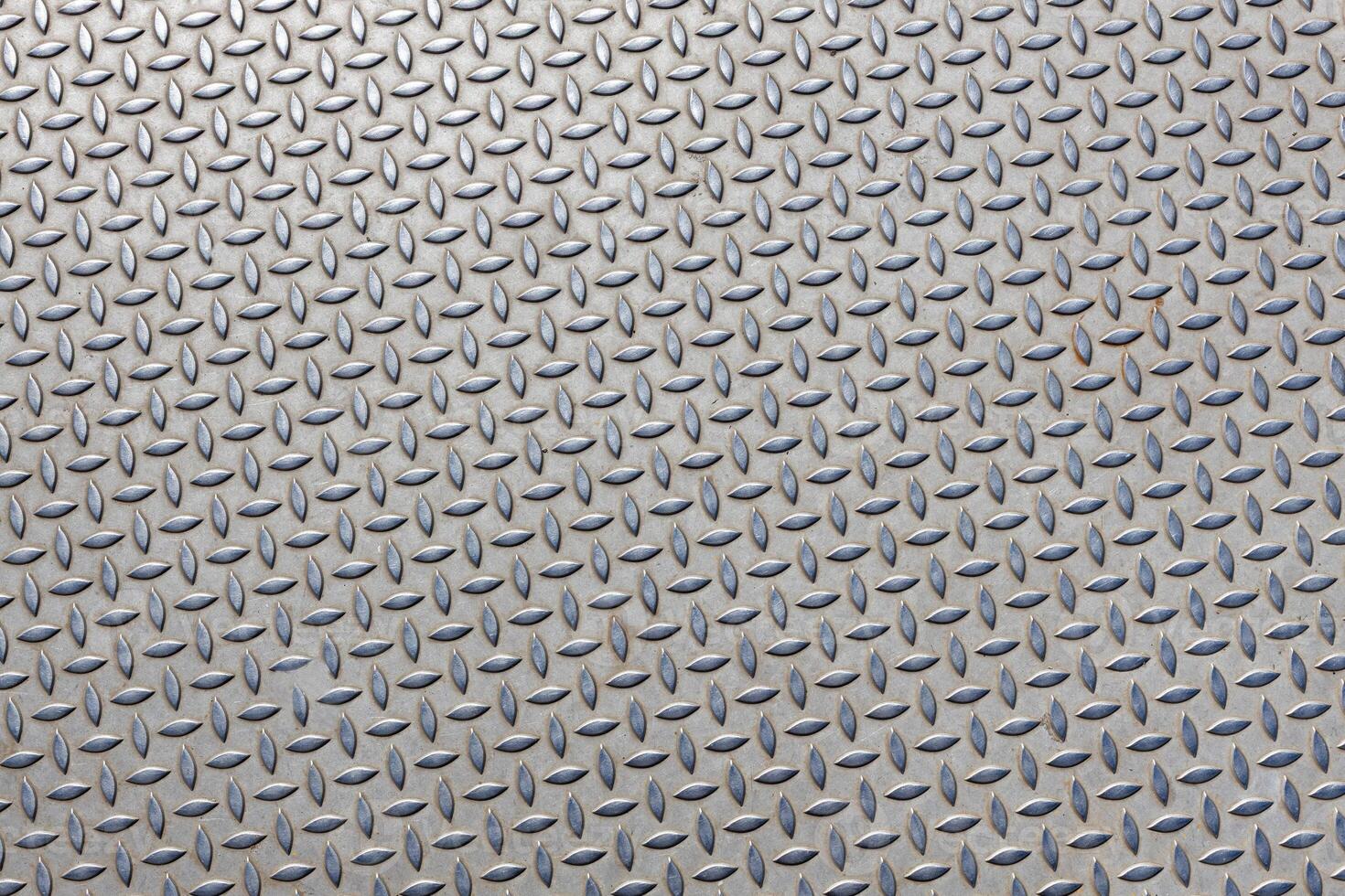 Silver Diamond Plate Steel Texture for Industrial Use photo