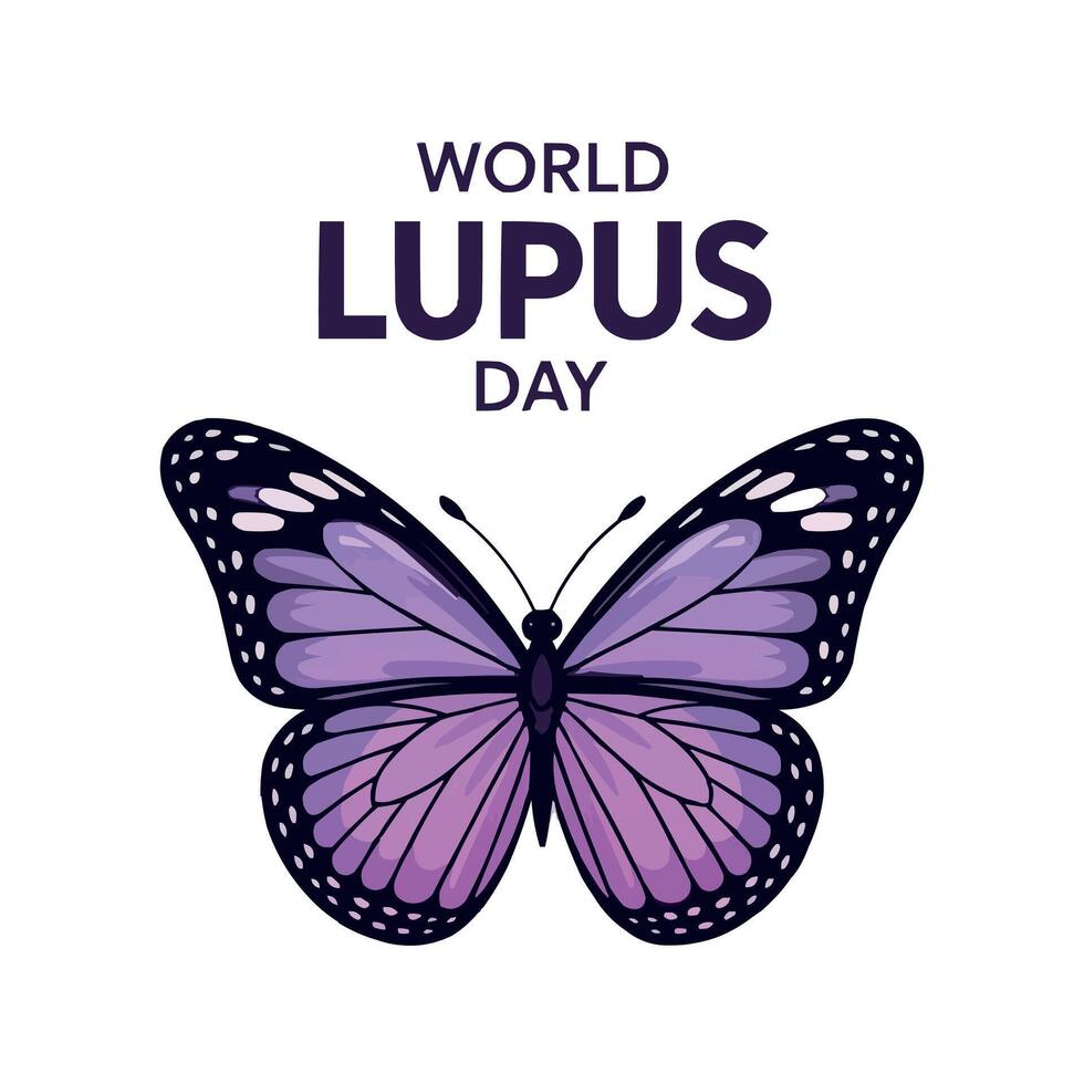 world lupus day illustration vector