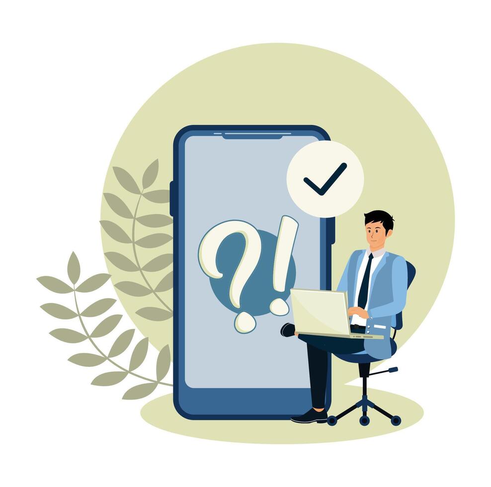 Feedback and review concept. Asking and giving positive five star evaluation. vector