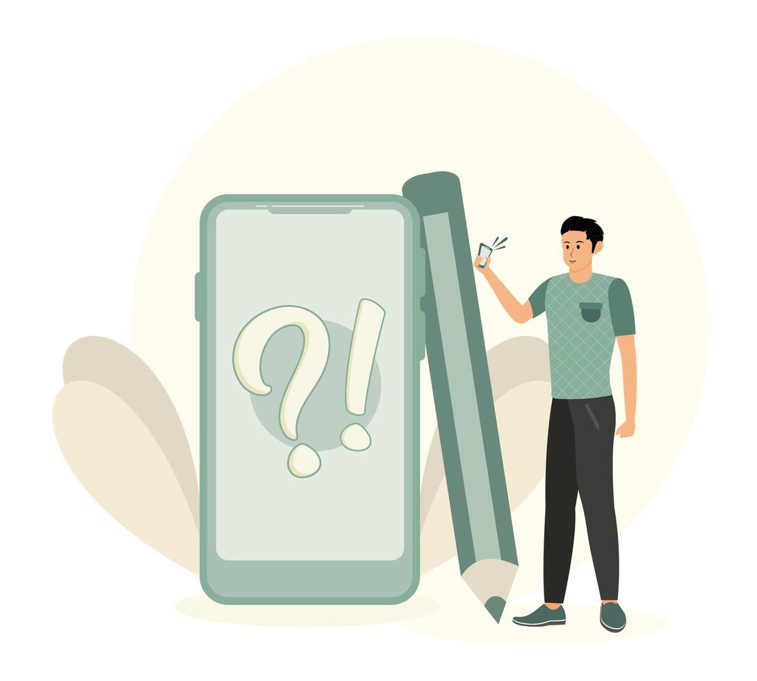 Customer satisfaction concept. vector