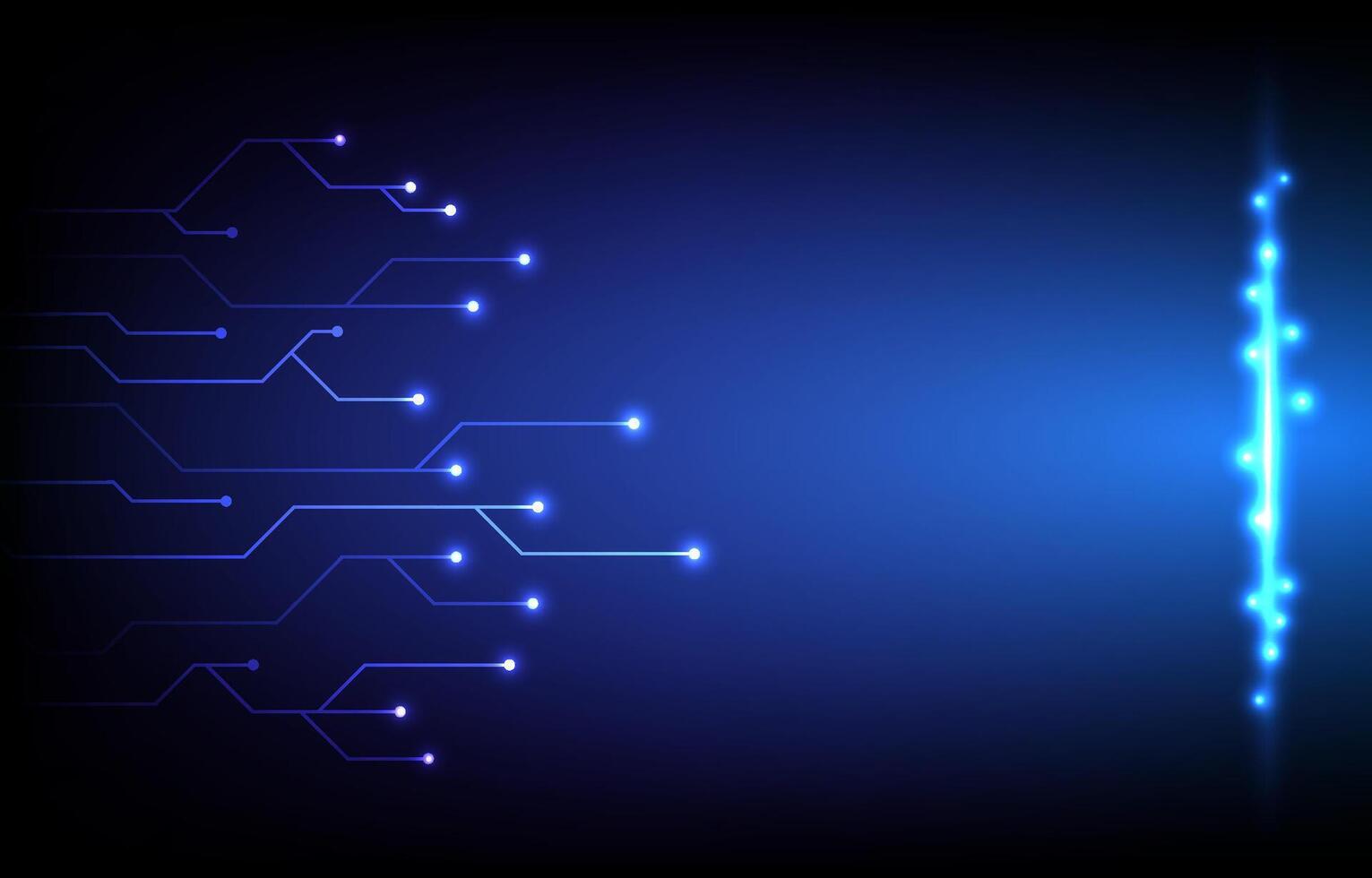 Digital circuit board background. featuring futuristic electronic technology motherboard concept. vector