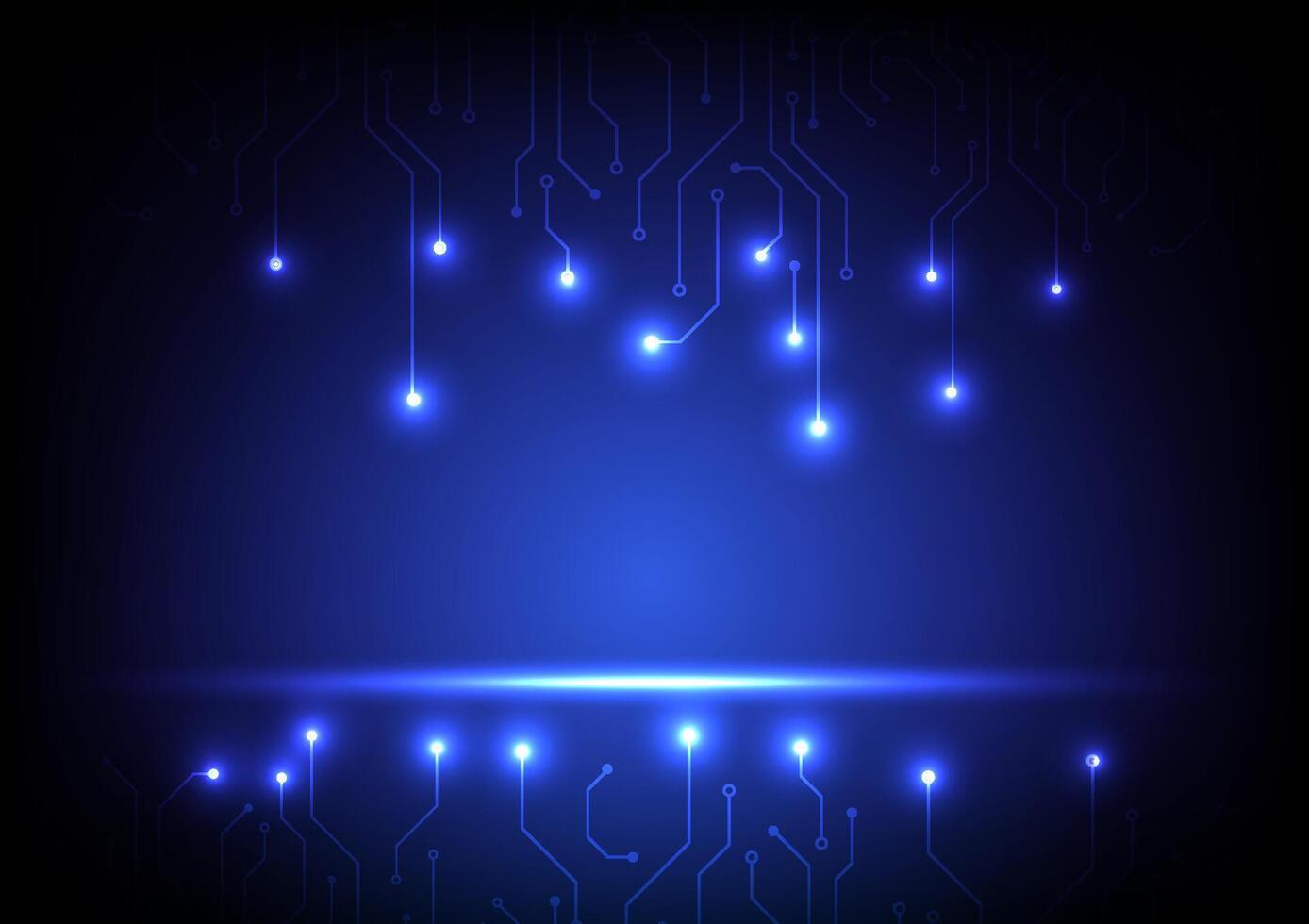 Technology Digital Circuit Background. Abstract data network and cyber. vector