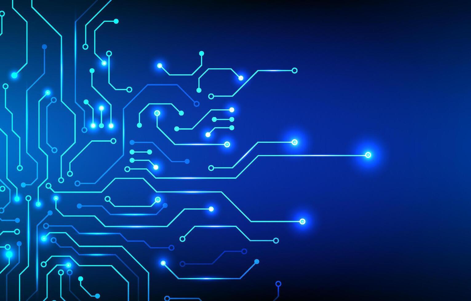 Circuit board background. featuring futuristic electronic technology cyber network concept. vector