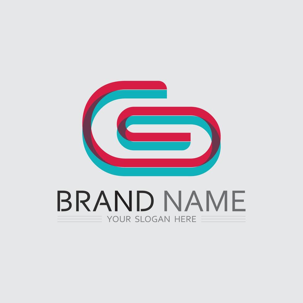 Creative G Monogram Icon for Branding vector