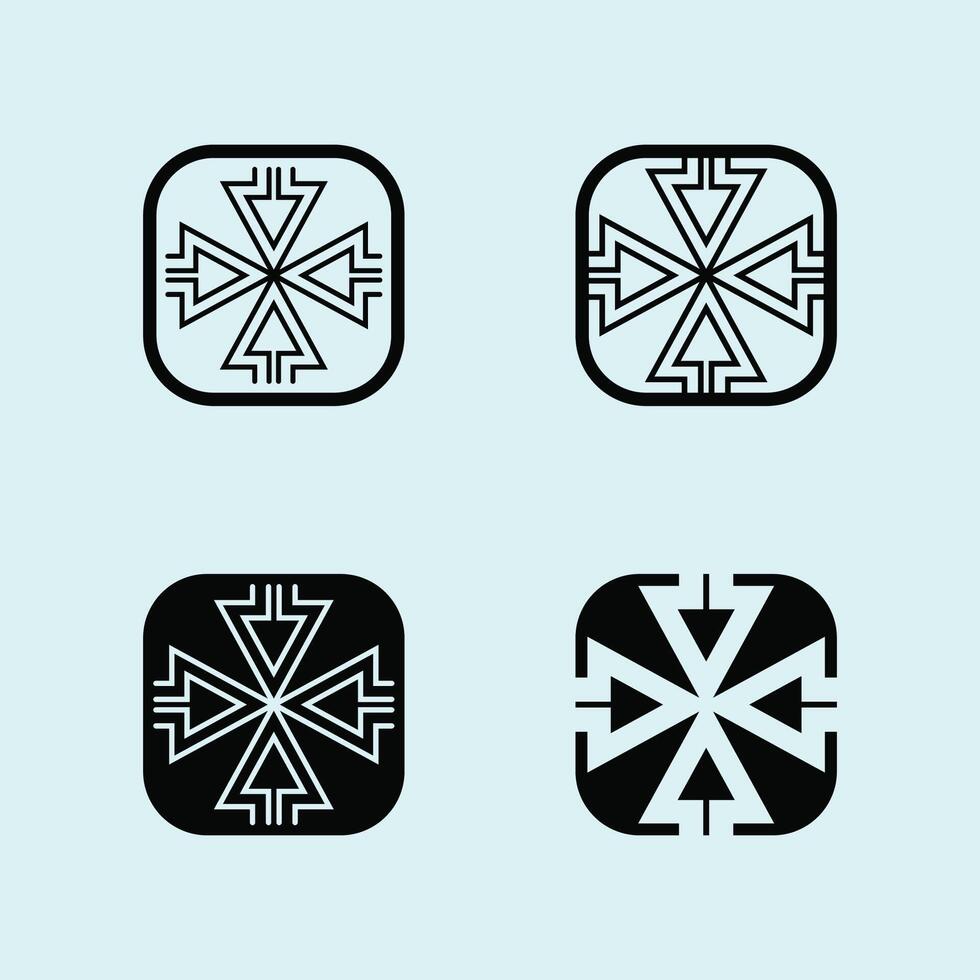 Dynamic Arrow Logo for Moving Forward vector