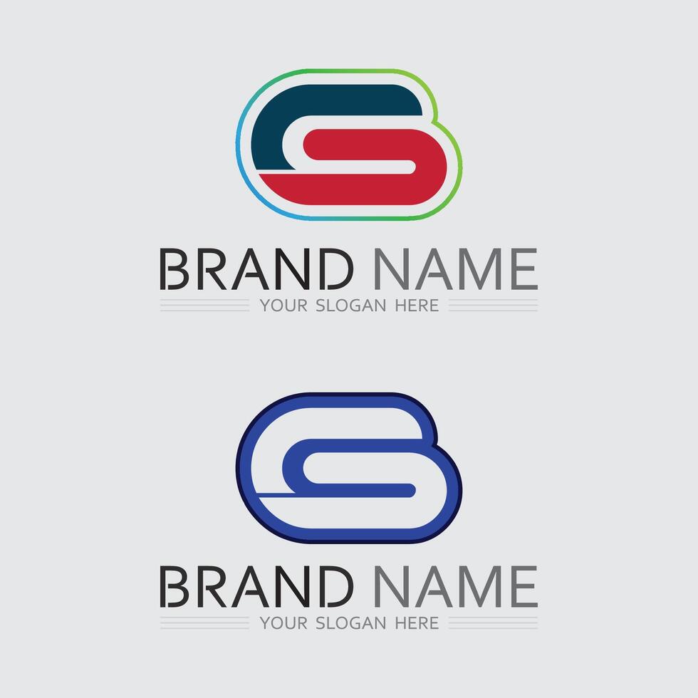 Professional G Typography Logo Mixed with Artistic G Branding Design vector