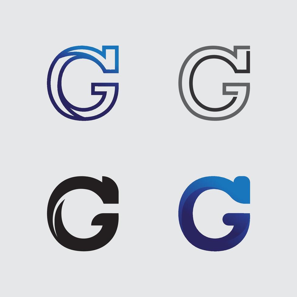 Handcrafted G Letter Icon with Luxury Branding Identity vector