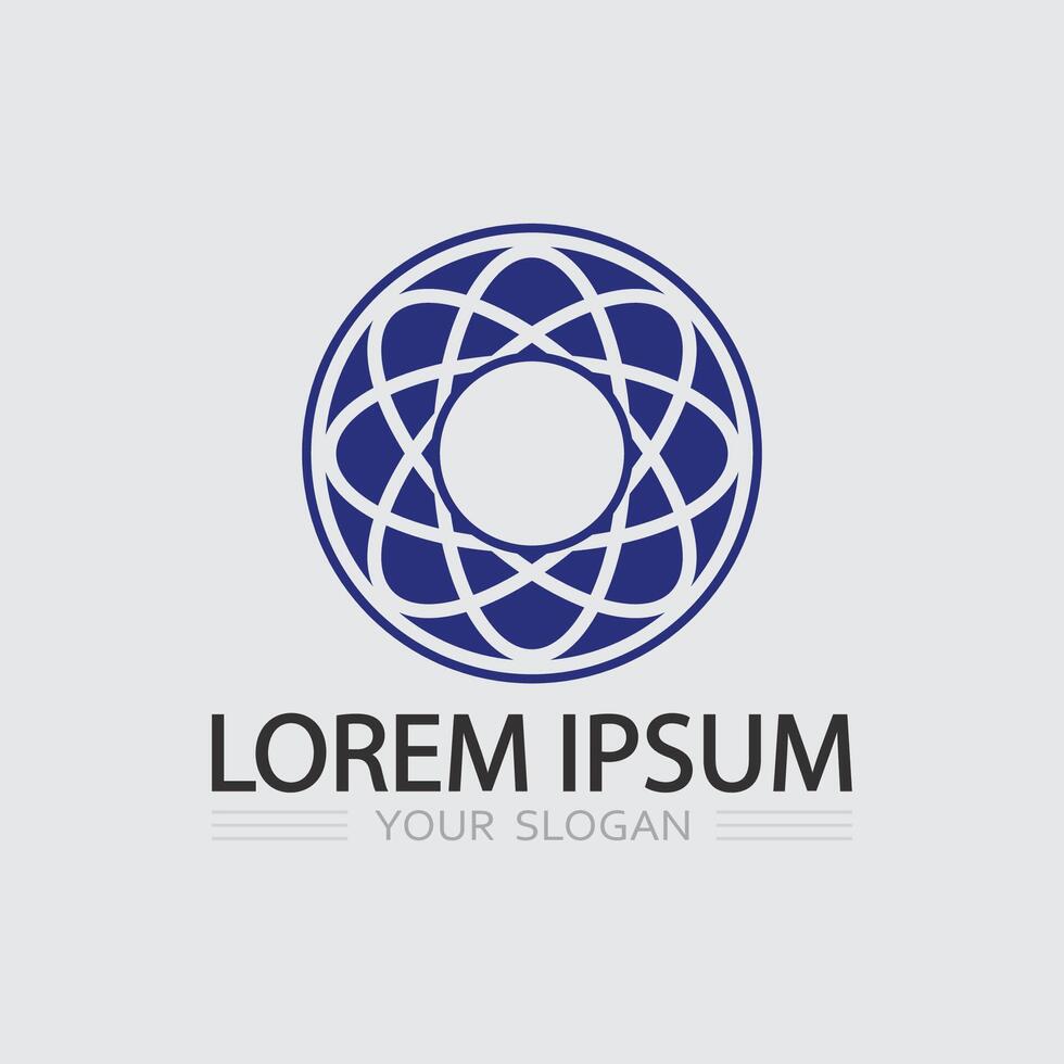 Professional Business Icon Logo for Finance Company and Consulting Service Illustration vector