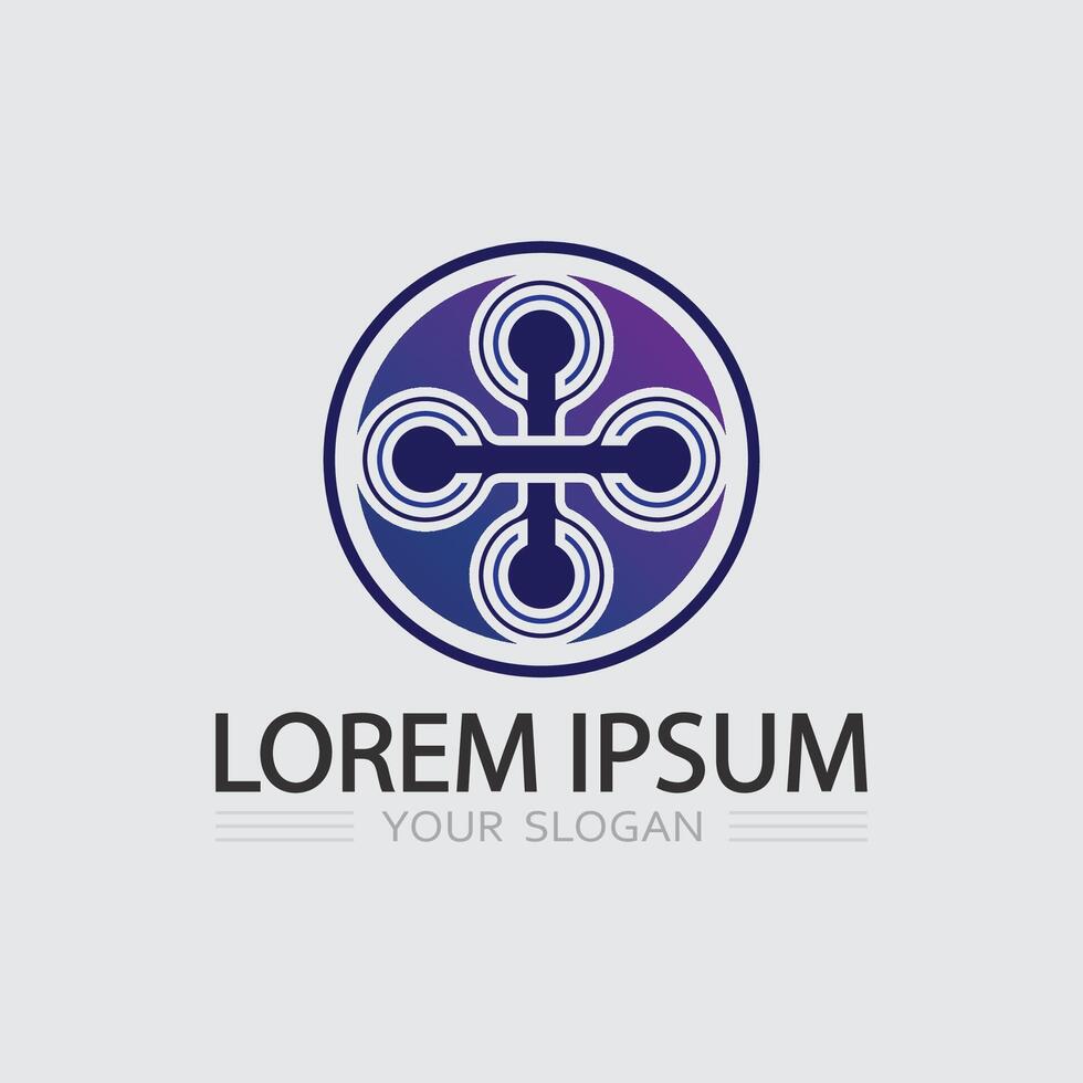 Professional Monogram Business Logo Design for Personal Brand and Company Identity vector
