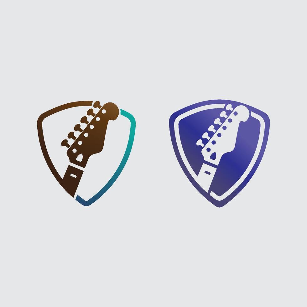Guitar Headstock Icon vector