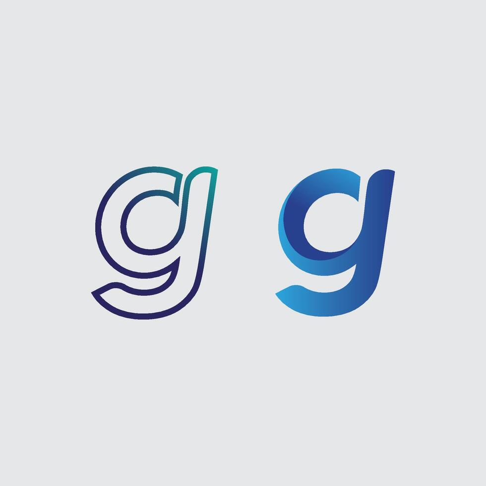 3D Metallic Letter G Logo for Gaming, Technology, or Modern Business Branding Design vector