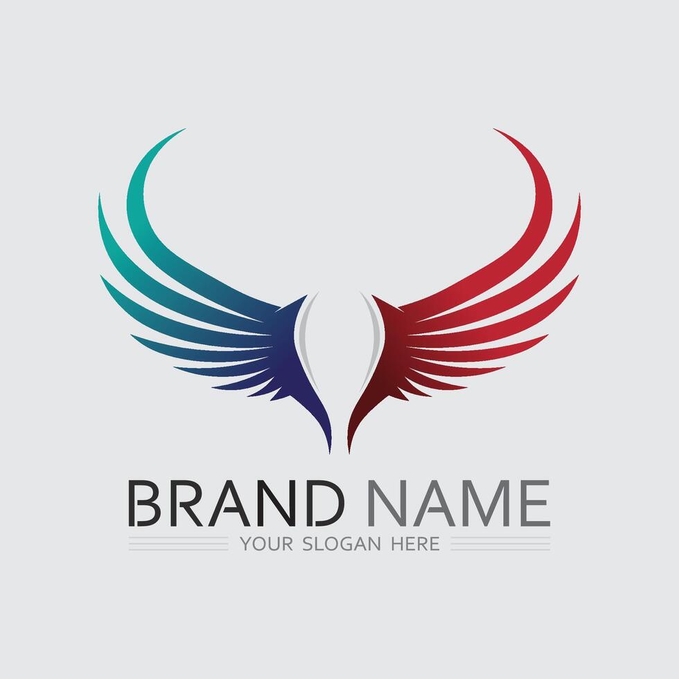 Royal Bird Crest with Crown and Spread Wings Emblem for Luxury Logo vector